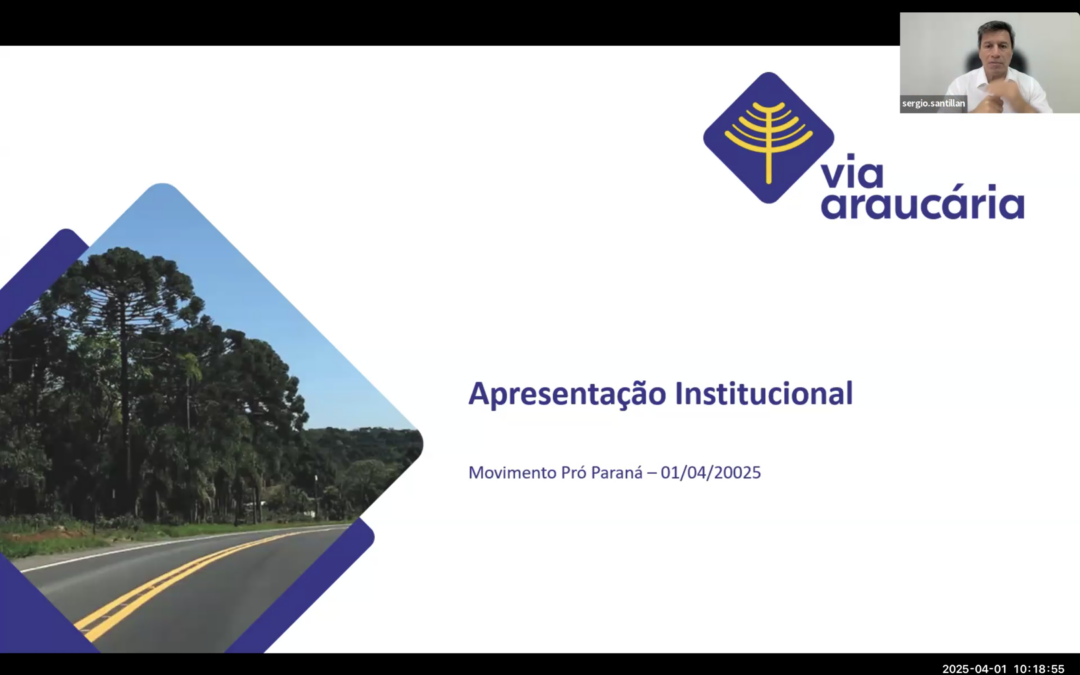 Resultados da concessão da Via Araucária são debatidos em reunião do Comitê de infraestrutura