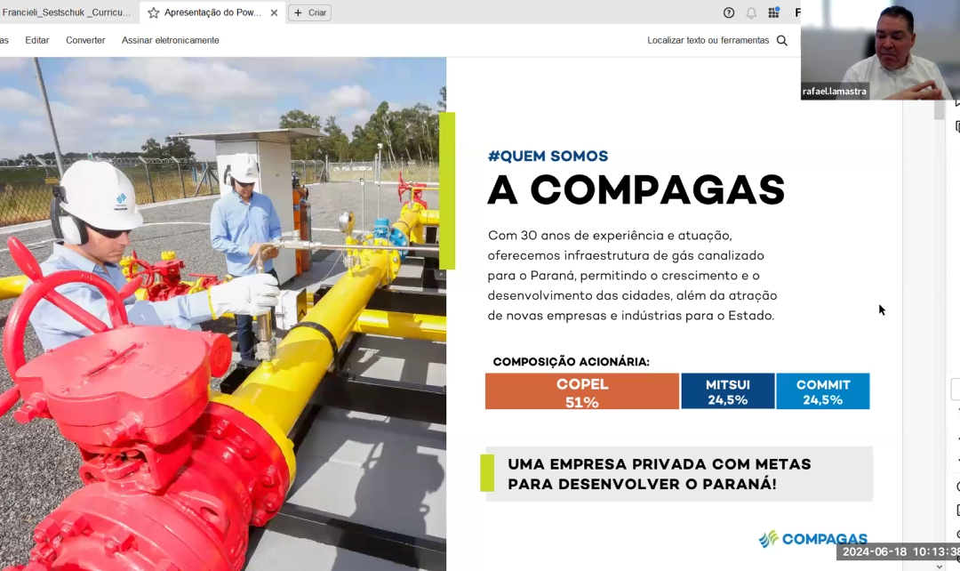 Projetos da Compagas são tema de reunião semanal do Comitê de Infraestrutura