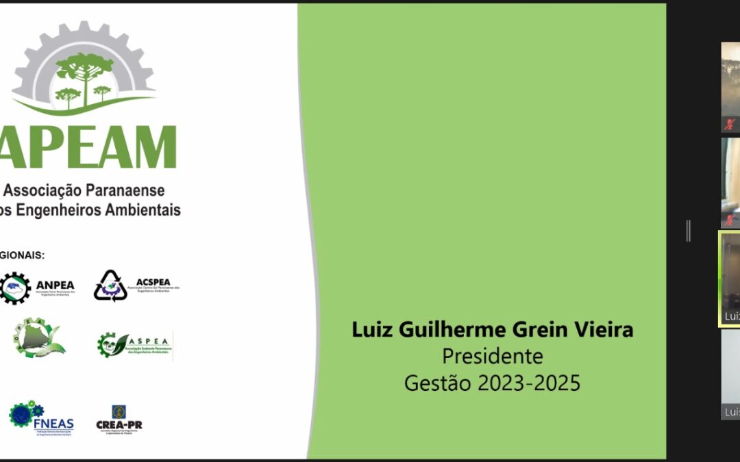 Comitê de Infraestrutura recebe o presidente da Associação Paranaense de Engenheiros Ambientais