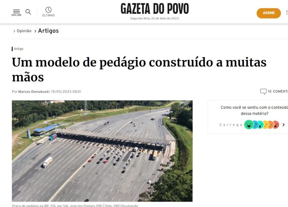 Marcos Domakoski publica artigo na Gazeta do Povo