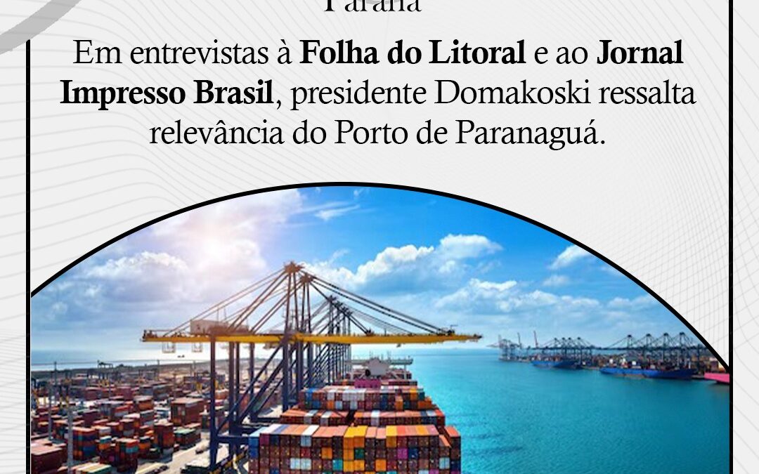 Marcos Domakoski concede entrevista sobre os 90 anos do Porto de Paranaguá
